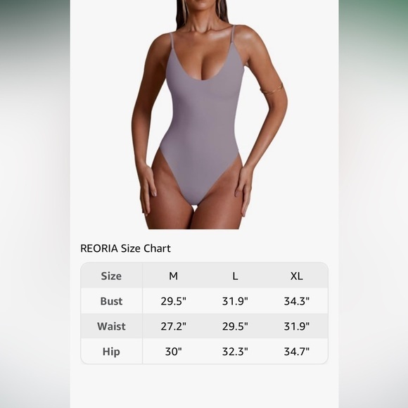 NWT Sexy Deep Round Neck Double Lined Sleeveless Trendy Going Out Bodysuit - Picture 5 of 7